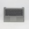 Carcasa superioara cu tastatura palmrest Laptop, Lenovo, IdeaPad 3-14IML05 Type 81WA, 5CB1C05010, AM1JU000300, AP22C000630, Platinum Grey, layout UK