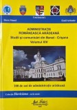Administratie romaneasca aradeana. Studii si comunicari din Banat-Crisana, vol. XIV - Doru Sinaci, Emil Arbonie (coorodonatori)