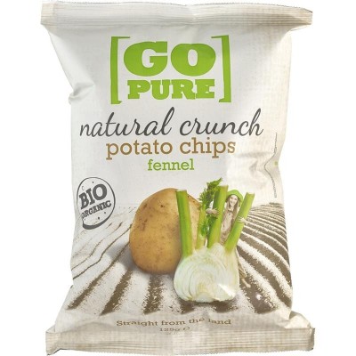 Chipsuri de Cartofi cu Fenicul Bio 125 grame Go Pure foto