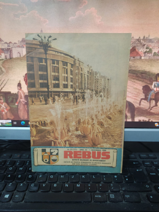 Rebus, revistă bilunară de divertisment, nr. 21 (777) anul 33, 1 nov. 1989 151