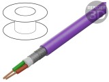 Cablu 1x2x22AWG PROFIBUS,la exterior litat Cu PVC violet