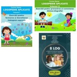 Pachet complet de logopedie aplicata (vol. 1 și vol. 2) si exercitii logopedice pentru remedierea dislaliei - Corina Oprea, Ecaterina Vrasmas