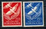 Suriname 1955 - Aniversarea eliberarii Olandei, porumbei, serie
