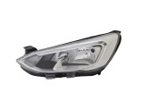 Far FORD FOCUS, 04.2018-, TYC, fata, partea stanga, cu &amp;#39;lumina de zi&amp;#39; tip LED;tip bec H1+H7+PY21W; electric; argintiu; fara modul lumini de z