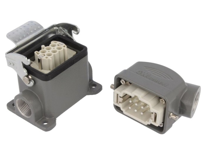 Conector HDC 6 pini metalic IP66