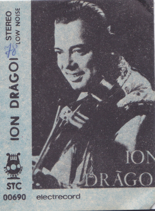 Caseta audio: Ion Dragoi - Vioara ( originala Electrecord STC00690 )