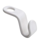 Cumpara ieftin Cuier pentru haine, accesoriu umeras, plastic, 5 x 2 cm, alb
