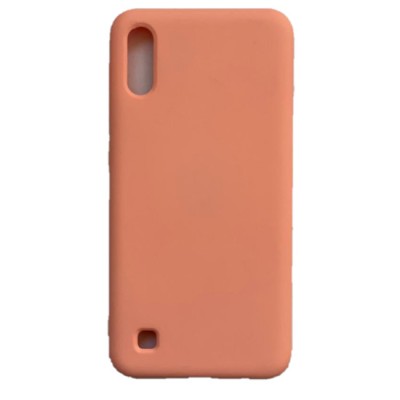 Husa silicon soft-touch compatibila cu Samsung Galaxy A10, Rose foto