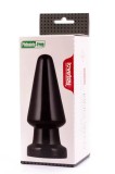 Dop Anal King Size Negru 19cm cu Ventuza, PVC, Sex Shop Lovetoy - Diametru 7.5 cm