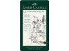 Creion grafit hexagonal Design Castell 9000 Faber-Castell 12 buc/set