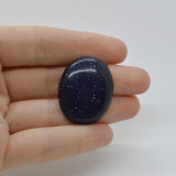 Cabochon goldstone albastru 32x25x6mm c128