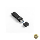 Cititor Card USB 3.0 XO Design DK05B SD - microSD Negru
