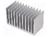 Radiator extrudat, aluminiu, 50mm x 100mm, naturala, FISCHER ELEKTRONIK - SK 644 50 AL