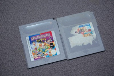 DOUA Jocuri NINTENDO GAMEBOY FORTIFIED ZONE + 5 GAMES IN 1 - originale foto