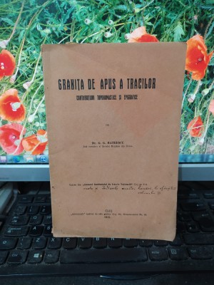 Granița de apus a tracilor. Contribuțiuni..., G.G. Mateescu, Cluj 1925, 187 foto