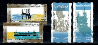 Emiratele Arabe Unite 1987 - Anniv. first oil shipment, serie ne foto