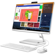 Sistem All-in-One Lenovo IdeaCentre 3 24ALC6 cu procesor AMD Ryzen&trade; 5 7430U pana la 4.3 GHz, 23.8, Full HD, IPS, 16GB DDR4, 512GB SSD M.2 2280 PCIe 4.