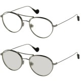 Ochelari de Soare Bărbați Moncler PHOTOCHROMIC SHINY GUNMETAL, Plastic, Galben, Polaroid
