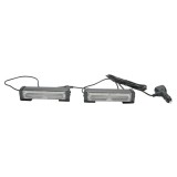 Set 2 lampi LED stroboscopice 12V, 18W, 5 culori, carcasa aluminiu 165x42x42mm