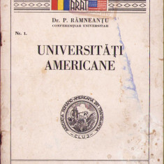 HST C869 Universități americane 1946 Petre Râmneanțu semnătură olografă autor