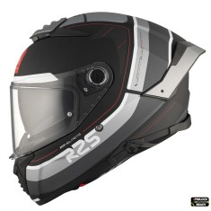 Casca integrala pentru scuter - motocicleta MT Thunder 4 SV R25 B2 negru/gri mat (ochelari soare integrati) M (57/58cm)