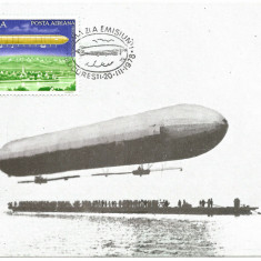 CP ROMANIA Zeppelin LZ 1 1978 BUCURESTI PRIMA ZI A EMISIUNII