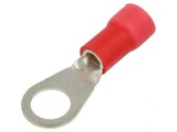 V&acirc;rf Inelar Crimpat pe Cablu Izolat 10mm Roșu