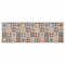 Covoras de bucatarie lavabil, 45x150 cm, model mozaic GartenMobel Dekor