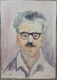 Tovarasul Somesan// acuarela Rodica Raileanu 1976