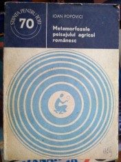 Metamorfozele peisajului agricol rom&amp;acirc;nesc foto