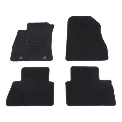 Set covorase auto mocheta Velor NISSAN JUKE (F15), 06.2010-12.2019, negru, foto