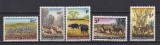 RUANDA 1965 FAUNA MI. 105-106-108-109-110 MNH, Nestampilat