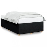 Cumpara ieftin Cadru de pat fara saltea, negru, 120x200 cm, textil