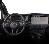 Folie Protectie Navigatie Jeep Wrangler 4xe 2023+, Duragon, protectie Display Navigatie, silicon Mat, Anti-zgarieturi, Anti-amprenta, kit instalare