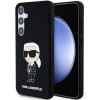 Husa pentru Samsung Galaxy S24 - Karl Lagerfeld Silicone (KLHCS24SSNIKBCK) - Ikonik