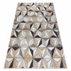 Covor SISAL COOPER Mozaic, Triunghiurile 22222 ecru / negru, 120x170 cm, Dreptunghi
