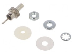 Diodă: Zener 10W 6,8V DO4 cu şurub &icirc;n vrac plot de catod 10uA, NTE5181AK
