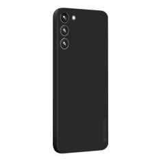 Husa Telefon Samsung Galaxy S22 Plus 5G Silicon Cu Protectie Camera Neagra foto