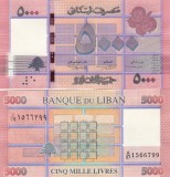 Liban 5000 Livres 2014 UNC