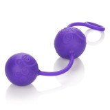 Bile vaginale - CalExotics Bile O din Silicon Violet Bile de Greutate Perfecta pentru Exercitii Kegel