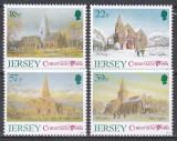 Jersey 1992 - Crăciun - Catedrale, MNH