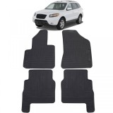 Set Premium de Covorase din Cauciuc pentru Podea Negru pentru Hyundai Santa Fe CM 06-12 Performance AutoTuning