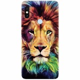 Husa silicon pentru Xiaomi Mi A2 Lite, Colorfull Lion