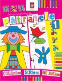 Invata sa desenezi pe patratele 1. Carte de colorat - Lizuka Educativ