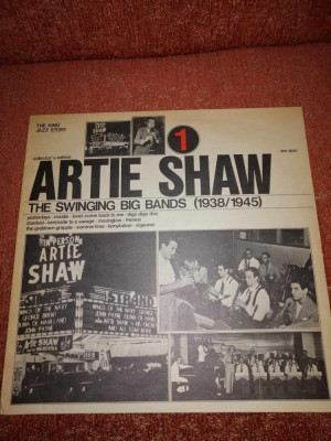 Jazz Swing era Artie Shaw Swinging Big Bands Joker 1974 Italia vinil vinyl EX foto