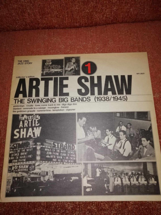 Jazz Swing era Artie Shaw Swinging Big Bands Joker 1974 Italia vinil vinyl EX