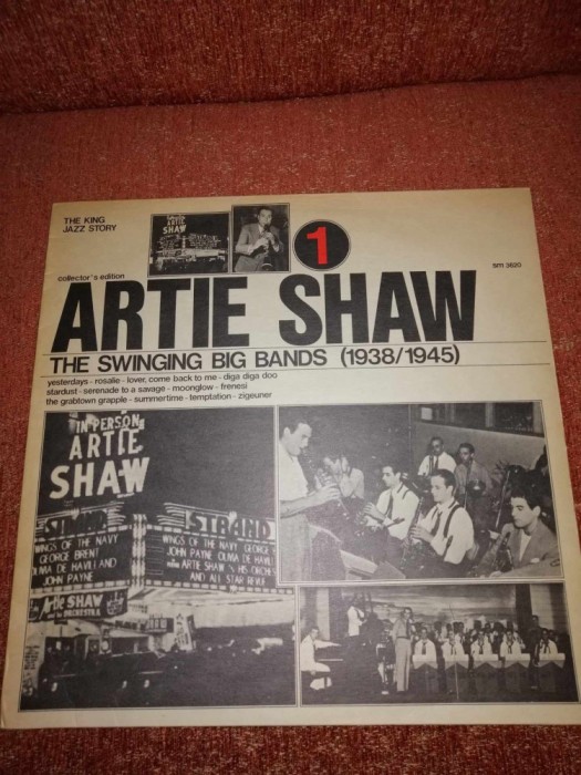 Jazz Swing era Artie Shaw Swinging Big Bands Joker 1974 Italia vinil vinyl EX