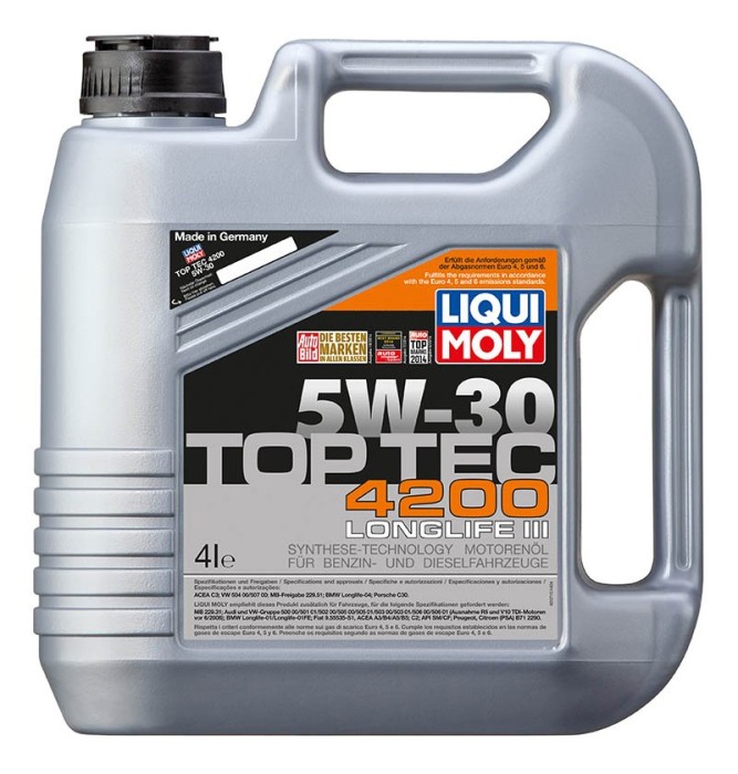 Ulei Liqui Moly Top Tec 5W30 4200 LongLife III 4 litri Kft Auto