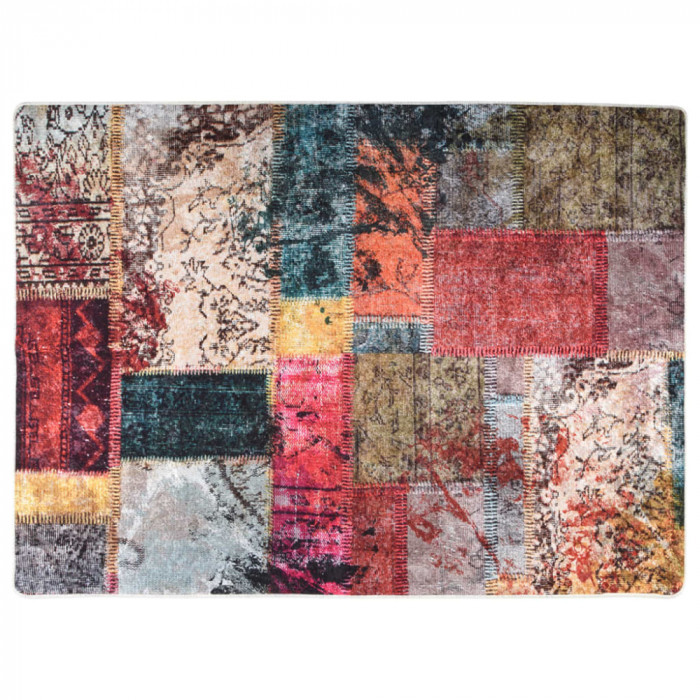 Covor lavabil, mozaic multicolor, 150x230 cm, anti-alunecare GartenMobel Dekor