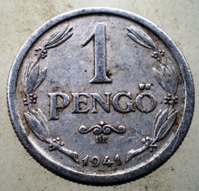 1.216 UNGARIA WWII 1 PENGO 1941 foto